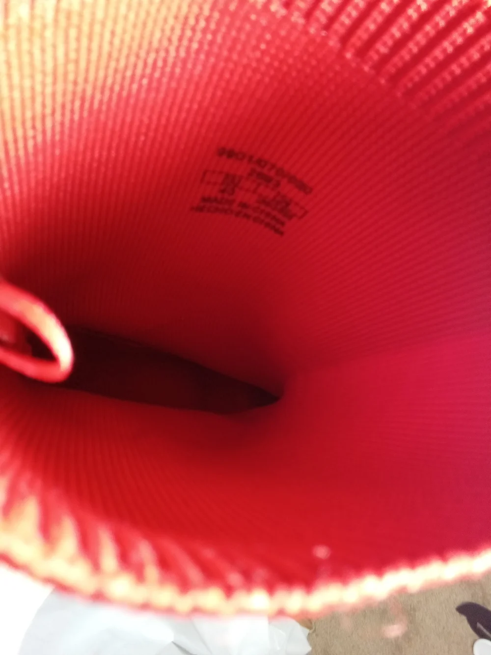 Stradivarius Red Knit Sock Ankle Boots - Picture 5 of 6